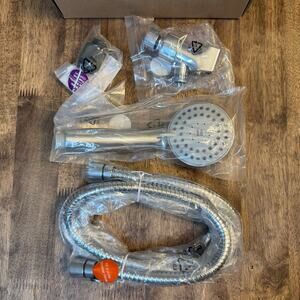 Shower Head High Pressure Handheld Adjustable Setting Stainless Steel YOO.MEE